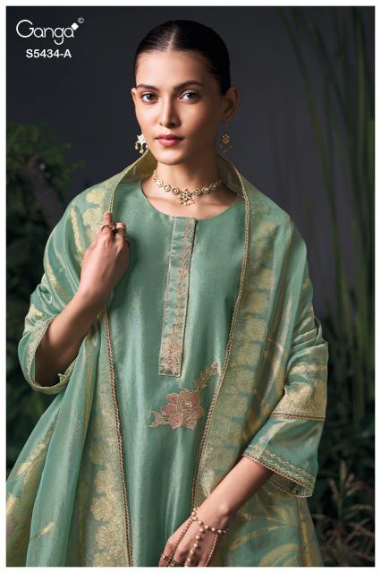 Ganga brielith 5434 wholesale dress material in delhi